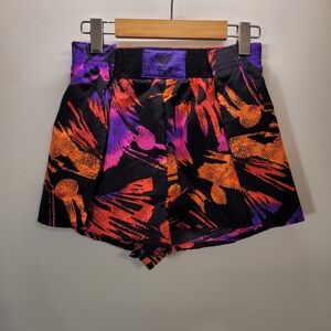 Vintage Tyr Velcro Adjustable Waist Neon Sport Shorts - Size M